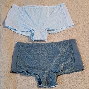Velvet Embossed Boyshort Panties